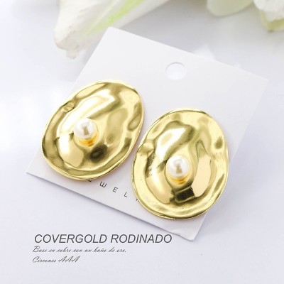 Aretes en covergold rodinado