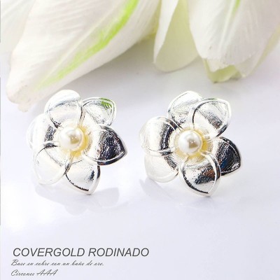 Aretes en covergold rodinado