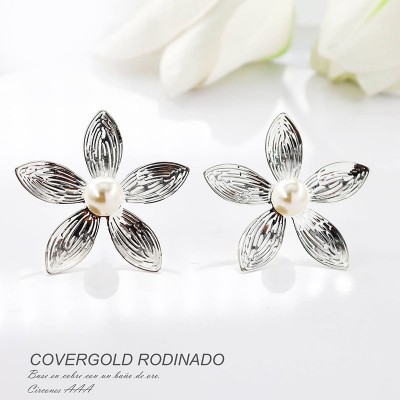 Aretes en covergold rodinado