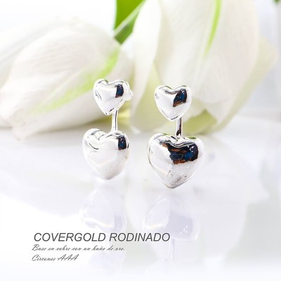 Aretes en covergold rodinado