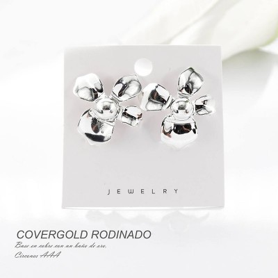 Aretes en covergold rodinado