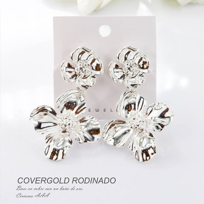 Aretes en covergold rodinado