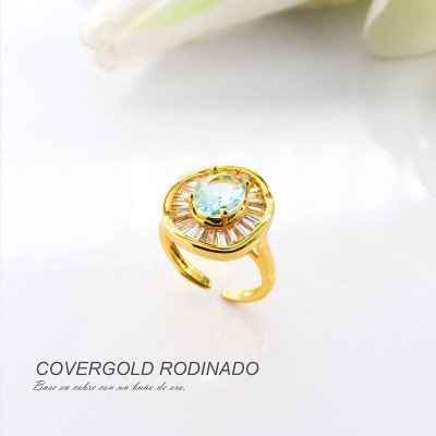Anillo en covergold  rodinado