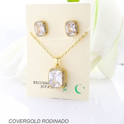 Set en covergold rodinado