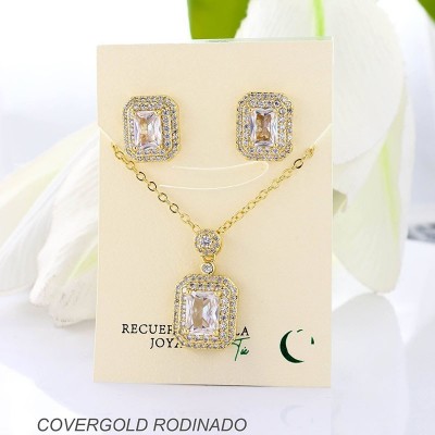 Set en covergold rodinado
