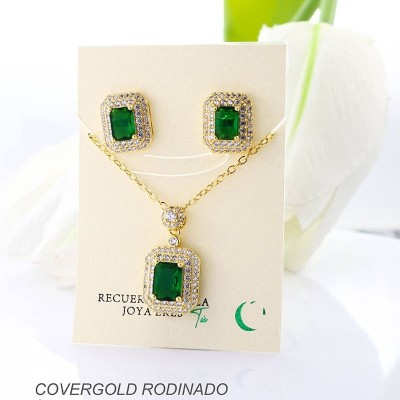 Set en covergold rodinado