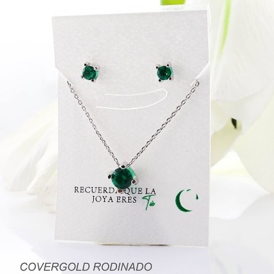 Set en covergold rodinado