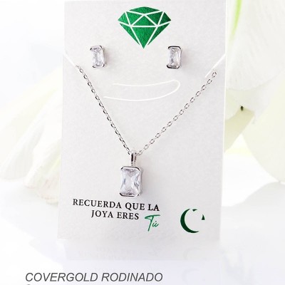 Set en covergold rodinado