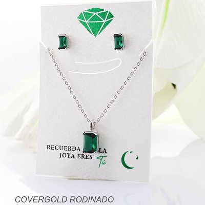 Set en covergold rodinado