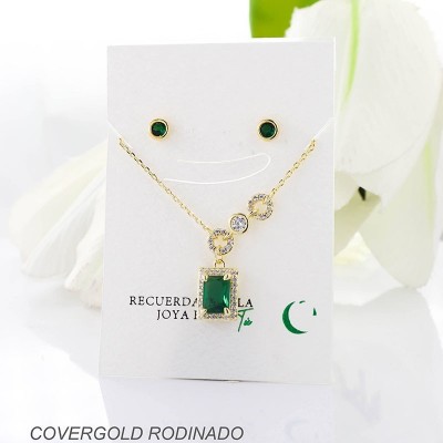 Set en covergold rodinado