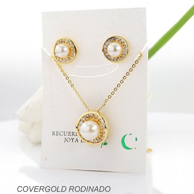 Set en covergold rodinado