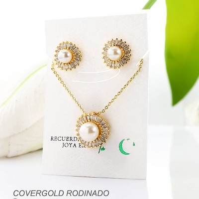 Set en covergold rodinado
