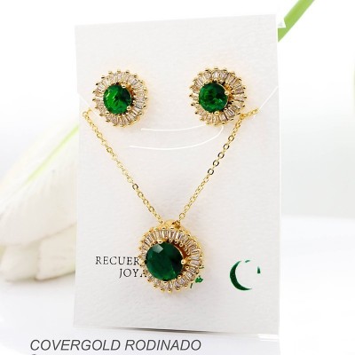 Set en covergold rodinado