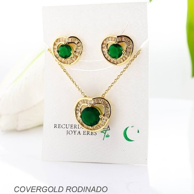 Set en covergold rodinado