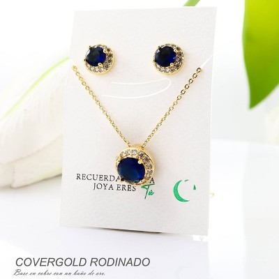 Set en covergold rodinado