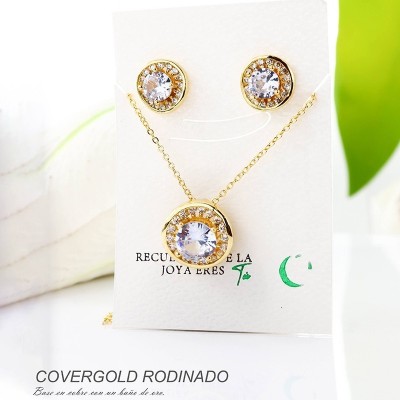Set en covergold rodinado
