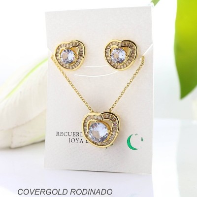 Set en covergold rodinado