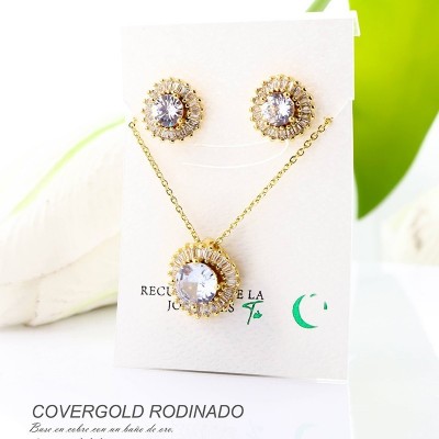 Set en covergold rodinado