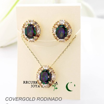 Set en covergold rodinado