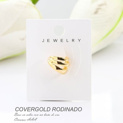 Broches en covergold rodinado