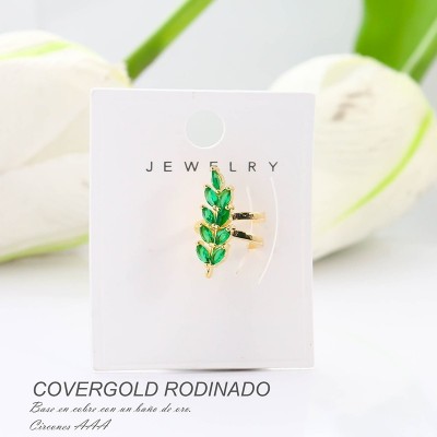 Broches en covergold rodinado
