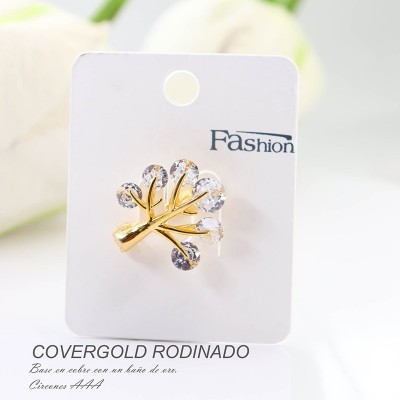Broches en covergold rodinado