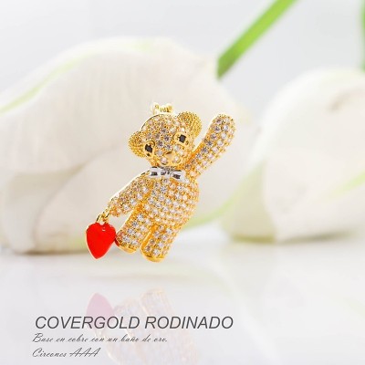 Broches en covergold rodinado