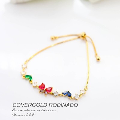 Pulsera en covergold  rodinado