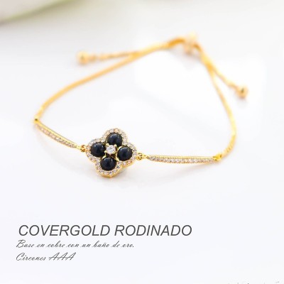 Pulsera en covergold  rodinado