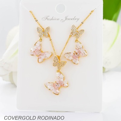 Set en covergold rodinado