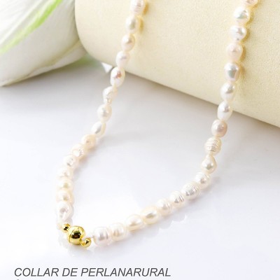 Collar de perla natural
