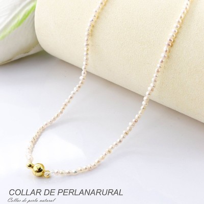 Collar de perla natural