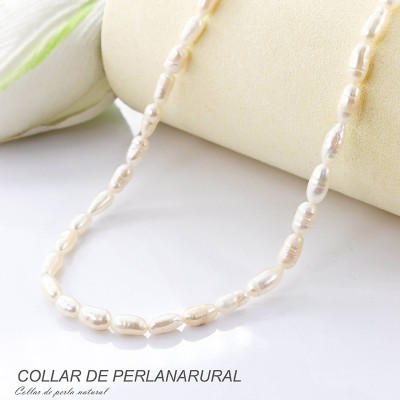 Collar de perla natural