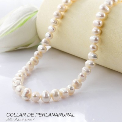 Collar de perla natural