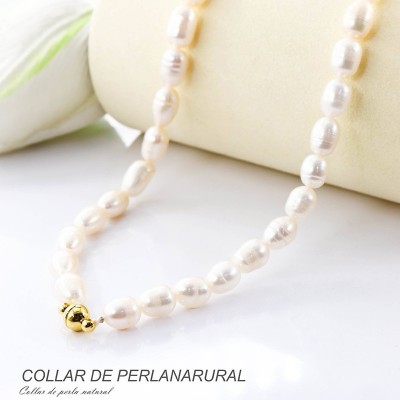 Collar de perla natural