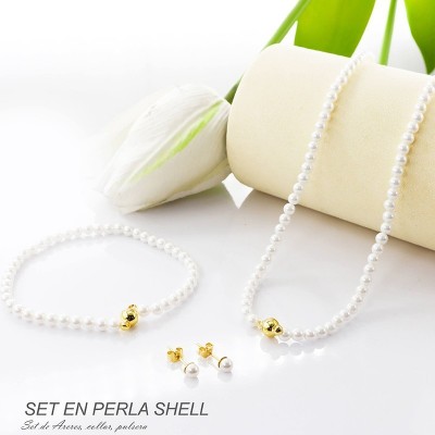 Set de perla shell