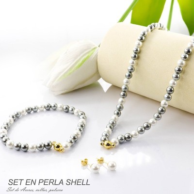 Set de perla shell