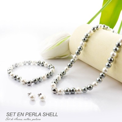 Set de perla shell