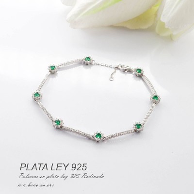 Pulseras en plata ley 925