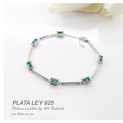 Pulseras en plata ley 925