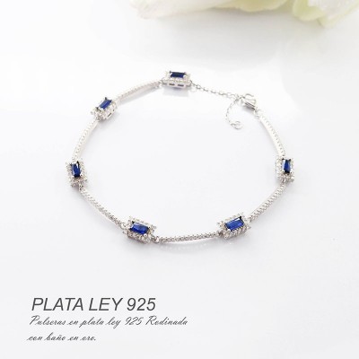 Pulseras en plata ley 925
