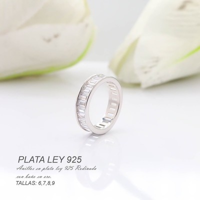 Anillos en plata ley 925