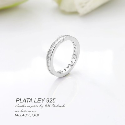 Anillos en plata ley 925