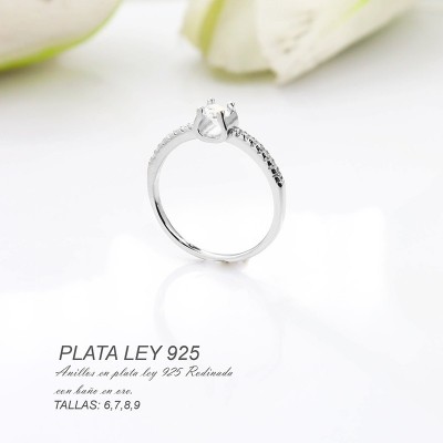 Anillos en plata ley 925