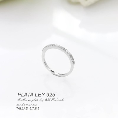 Anillos en plata ley 925