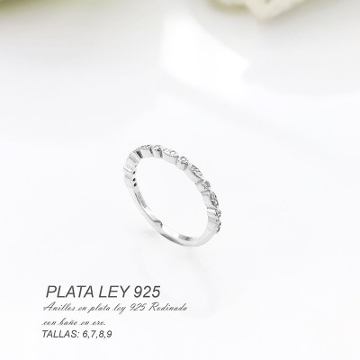 Anillos en plata ley 925