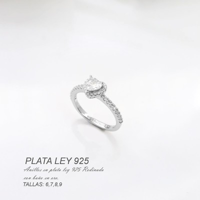 Anillos en plata ley 925