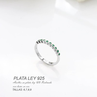 Anillos en plata ley 925