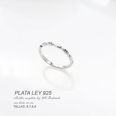 Anillos en plata ley 925