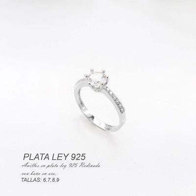 Anillos en plata ley 925